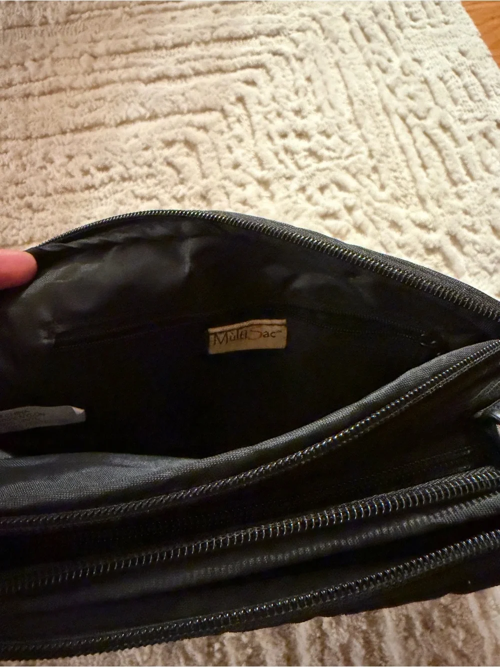 MultiSac Black Crossbody Women's Shoulder Bag